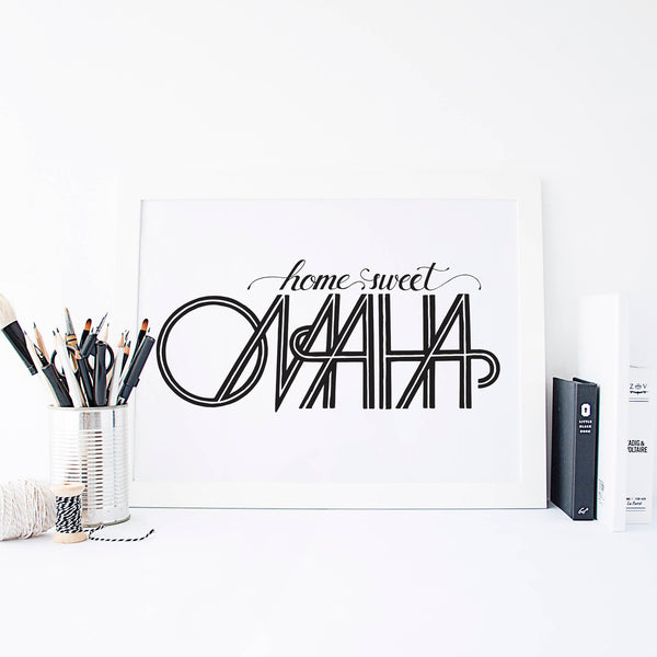 Home Sweet Omaha Poster