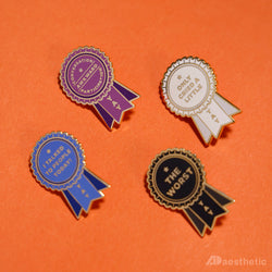 Self-Care Award Enamel Lapel Pins - Set of Four