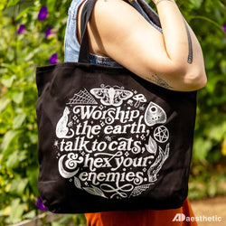 Hex Your Enemies Tote Bag