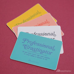 Professional Crastinator Sticker