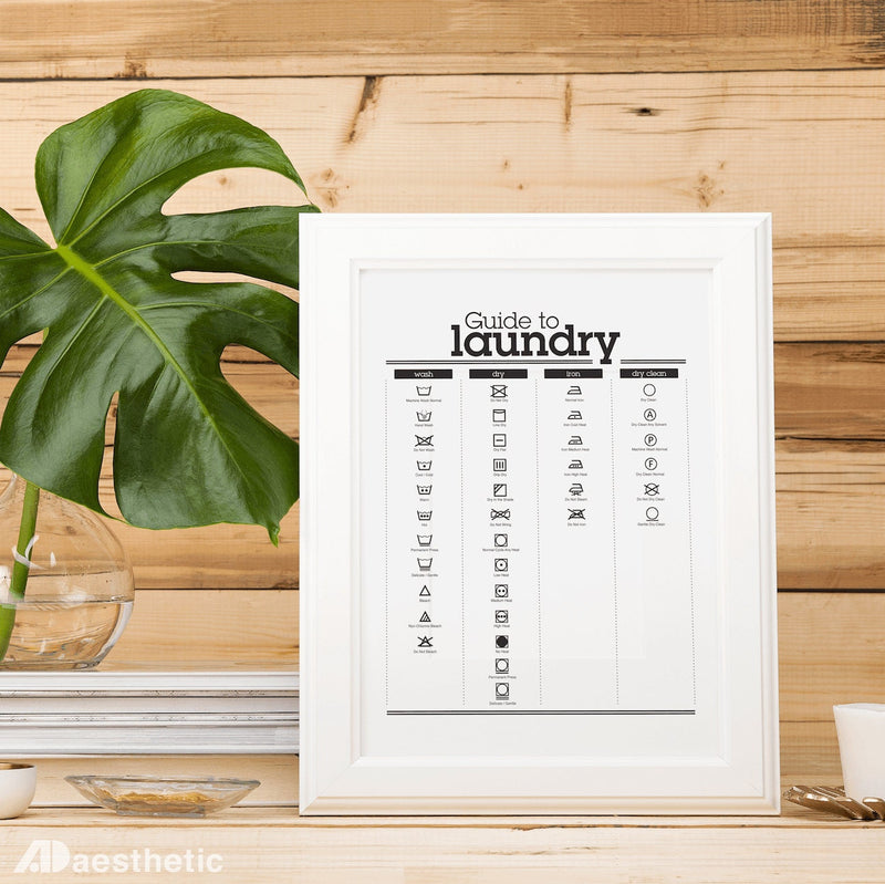 Guide to Laundry Poster