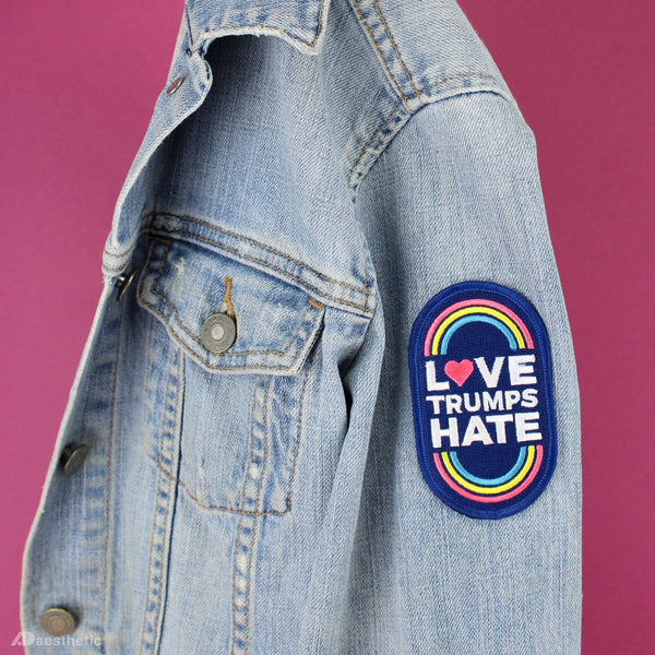 Love Trumps Hate Iron On Pride Patch