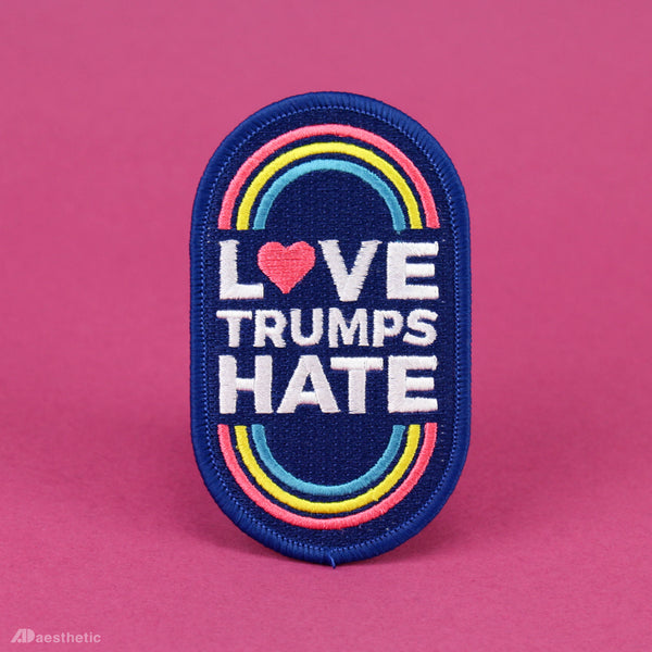 Love Trumps Hate Iron On Pride Patch
