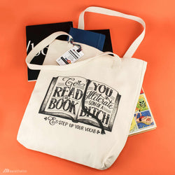 Go Read a Book Tote Bag