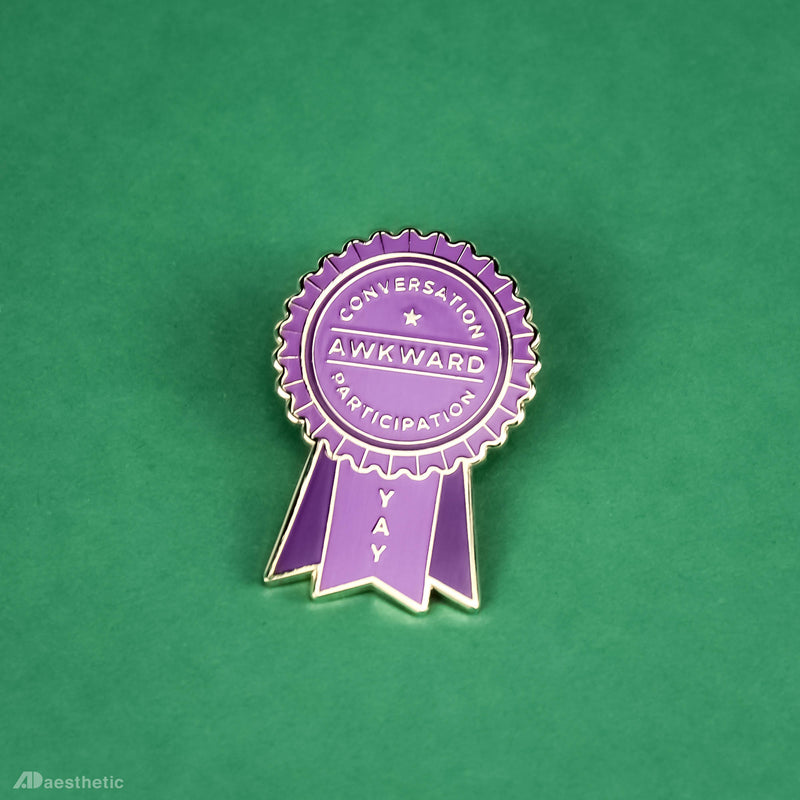 Awkward Award Enamel Lapel Pin