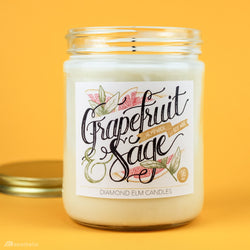 Grapefruit & Sage Soy Candle