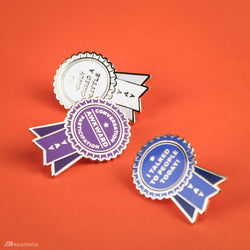 Self-Care Award Enamel Lapel Pins - Set of Three