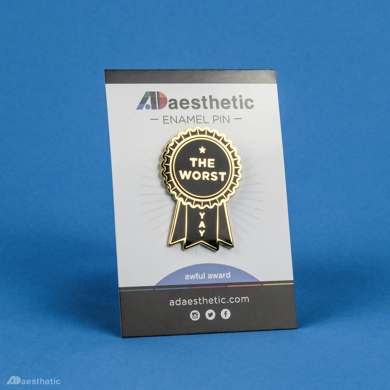 Awful Award Enamel Lapel Pin – AD Aesthetic